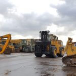 caterpillar rough terrain forklift 988B