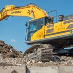 hyundai track excavator used